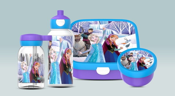 Frozen Brotdose und Trinkflasche