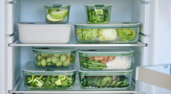 Vershoudbakjes en koelkastdozen