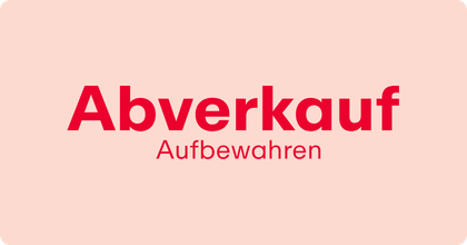 Abverkauf - Aufbewahren