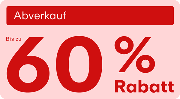 Schnapp dir die extra gro&szlig;en Abverkaufs-Rabatte im Sale!
