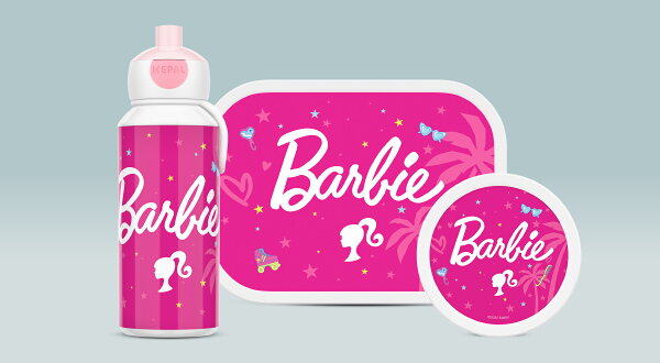 Barbie Brotdose und Trinkflasche