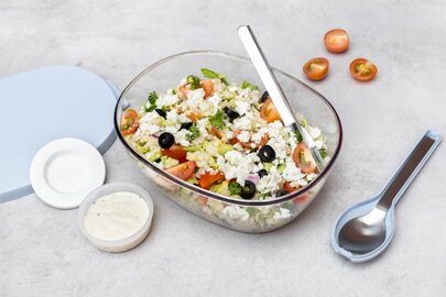 Lunchgerecht: Salade met parelcouscous