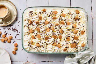 Dessert: Tiramisu met stoofpeertjes en kruidnootjes