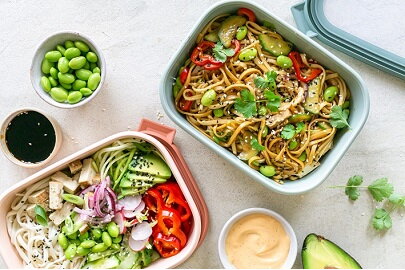 Diner: Poke bowl & teriyaki noodles