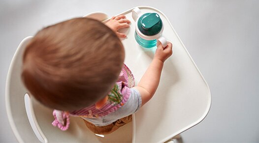 Gobelets rotatifs anti-fuite pour bébés, poignée d'apprentissage pour  nourrissons, biberons solides pour enfants, biberon d'eau, gobelet rotatif  anti-fuite
