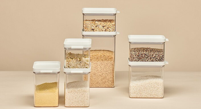 Droge rijst en quinoa bewaren