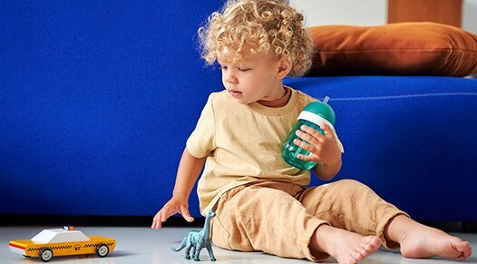 Bébé apprend à boire - Développement pour votre enfant - Anti-fuite avec  boîte de