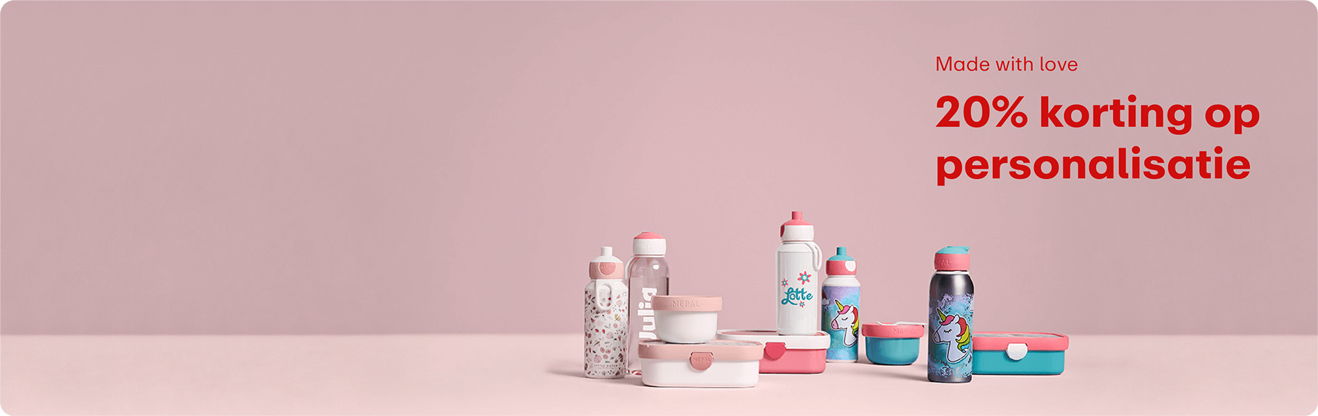 20% korting op personalisatie