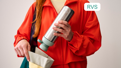 RVS drinkflessen