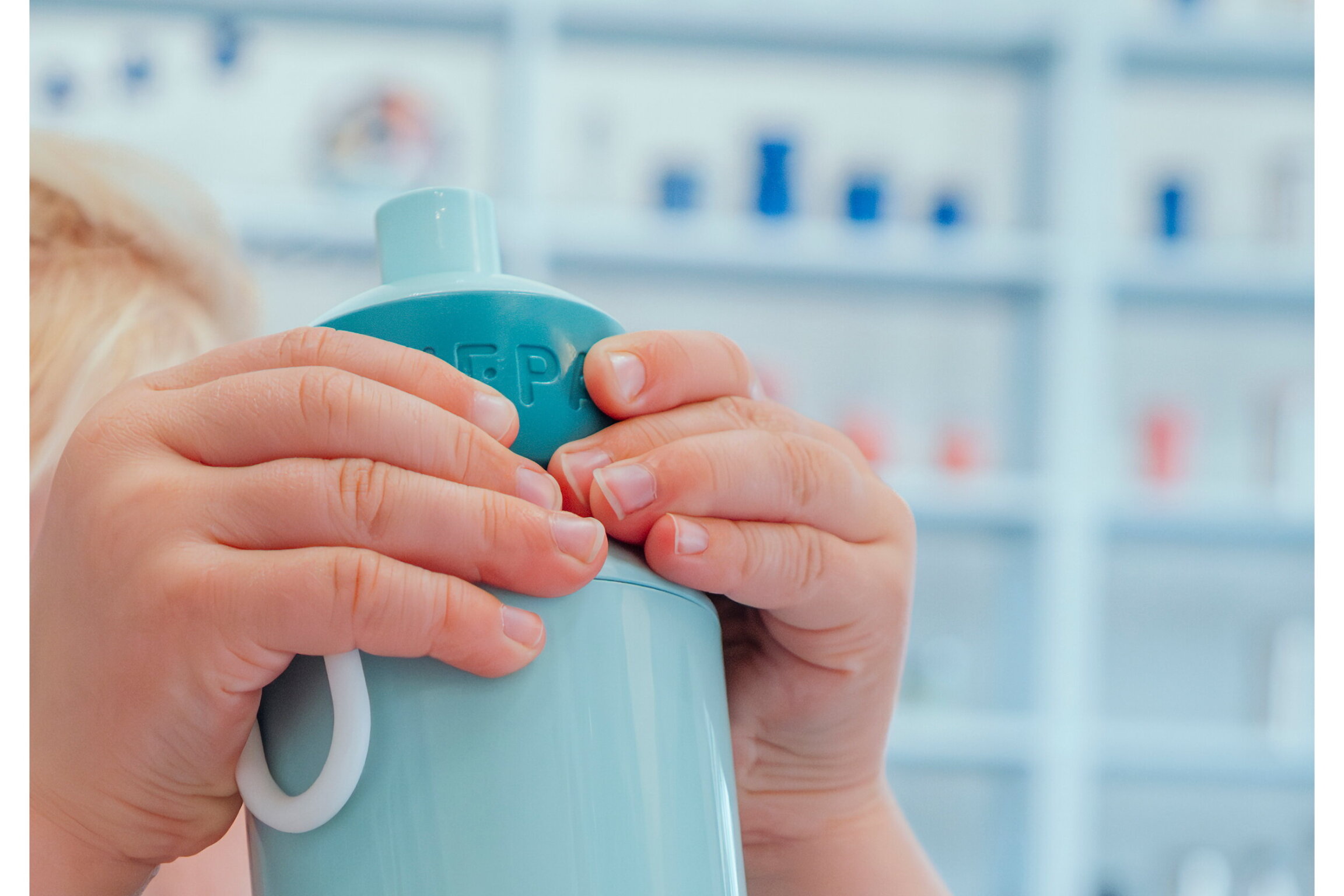 Trinkflasche pop-up Campus 400 ml - Little Farm | Mepal