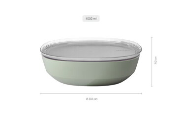 serving bowl silueta 4000 ml with lid