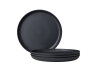 petite assiette silueta 230 mm set 4 pcs - nordic black
