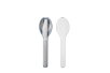 Cutlery Ellipse 3-piece set - Nordic blue