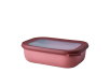 Multi bowl Cirqula rectangular 1000 ml / 34 oz - Vivid mauve