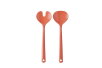 salad server set synthesis 2 pcs - coral