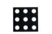 Untersetzer Domino - Schwarz