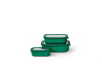 Set Multischüssel Cirqula rechteckig flach 3-teilig (500+1000+2000) - Vivid green