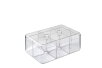 Tea box rectangular - clear