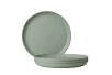 breakfast plate silueta 230 mm set 4 pcs - nordic sage