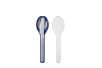 Cutlery Ellipse 3-piece set - Vivid blue