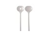 Saladebestek Bloom 2-delig - Pebble white