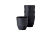 beaker silueta 200 ml set 4 pcs - nordic black