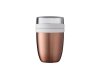 insulated lunch pot ellipse - rose gold