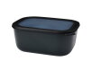 Multi bowl Cirqula rectangular 3000 ml / 101 oz  - Nordic black