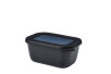 Bol multi-fonction cirqula rectangulaire 750 ml - Nordic black