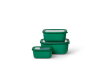 Set Multischüssel Cirqula rechteckig hoch 3-teilig (750+1500+3000) - Vivid green