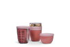 Geschenk-Set Pots Ellipse 3-Teilig - Vivid mauve