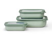 Multi bowl Cirqula rectangular 3-part set (500+1000+2000) - Nordic sage