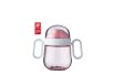 non-spill sippy cup Mepal Mio 200 ml - deep pink