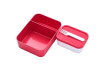 Set content bento lunch box Take a Break large - Nordic red