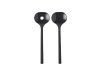 Saladebestek Bloom 2-delig - Pebble black
