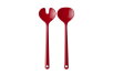 salad server set synthesis xl 2 pcs - luna red