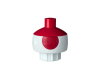 Cap drinking bottle pop-up Campus complete - red