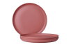 dinner plate silueta 260 mm set 4 pcs - vivid mauve