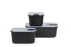 Set storage box EasyClip 3 pcs (2x450 + 1000) - Nordic black