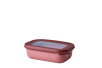 Multi bowl Cirqula rectangular 500 ml / 17 oz - Vivid mauve