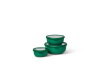 Set Multischüssel Cirqula flach, 3-teilig (350, 750, 1250 ml) - Vivid green