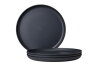grande assiette silueta 260 mm set 4 pcs - nordic black