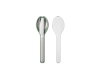 Besteck-Set Ellipse 3-teilig - Nordic sage