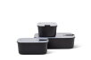 Set storage box EasyClip 3 pcs (2x700+1500) - Nordic black