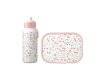 Lunchset Campus (pop-up fles en lunchbox) Little Dutch - Flowers & butterflies