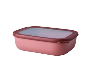 Multi bowl Cirqula rectangular 2000 ml / 68 oz - Vivid mauve