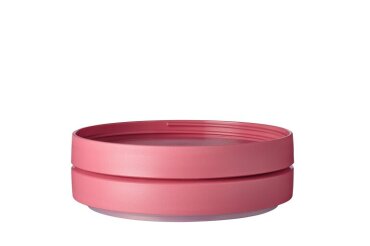 under + middle lid insulated lunch pot ellipse - nordic pink