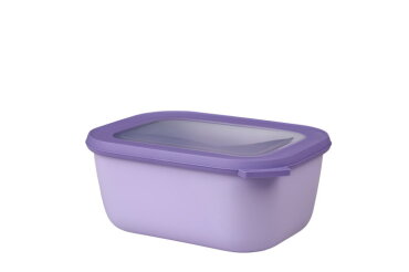 multi bowl cirqula rectangular 1500 ml / 50.7 oz - Vivid lilac