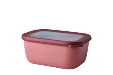 Multi bowl Cirqula rectangular 1500 ml / 50.7 oz - Vivid mauve