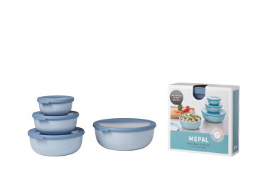 Set Cirqula 4 pcs (low) - Nordic blue